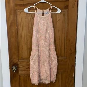 Pink Jeweled Homecoming dress